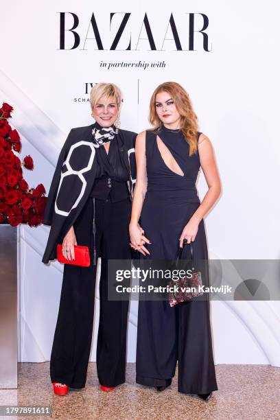 Princess Laurentien of The Netherlands and Countess Eloise van Oranje attend the Harper's Bazaar Women of the Year Awards at the Stedelijk Museum on...