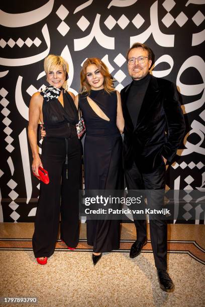 Princess Laurentien of The Netherlands, Countess Eloise of Orange-Nassau and Prince Constantijn of the Netherlands attend the Harper's Bazaar Women...