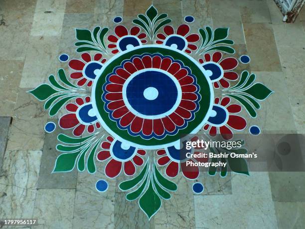 Drawn Rangoli 843 Indian Festivals Drawing Stock Photos, High-Res Pictures, and ...