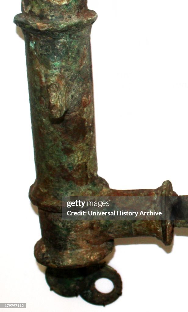 First Pump In Rome Bronze double-action water-pump. Roman Probably 3rd century AD. From ...