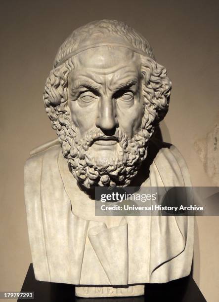 Bust of the blind poet Homer In the Western classical tradition, Homer is the author of the Iliad and the Odyssey