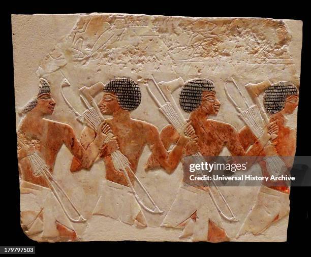 Egyptian soldiers and Nubian mercenaries.