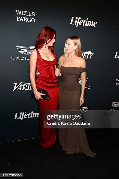 Dua Lipa and Margot Robbie attend the 2023 Variety Power Of Women at