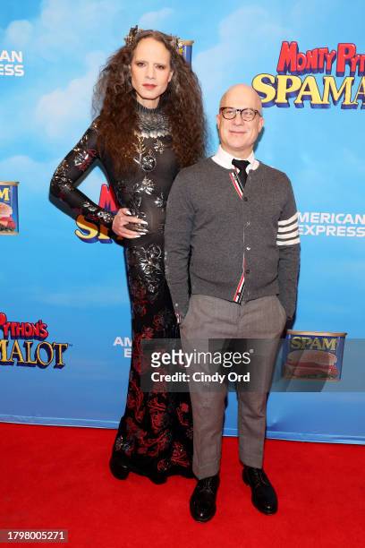Jordan Roth and Richie Jackson attend "Spamalot" Opening Night at St. James Theatre on November 16, 2023 in New York City.