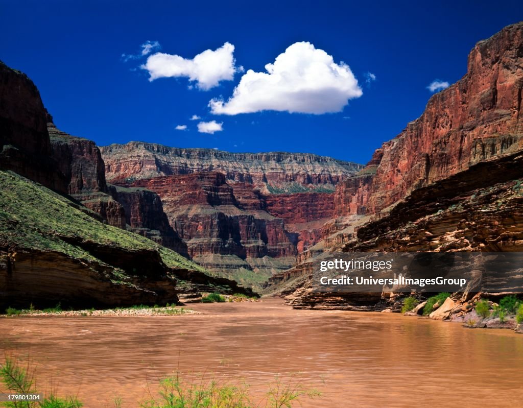 Nobody, Arizona, Grand Canyon National Park, Conquistador Aisle of the Colorado River from Blacktail Canyon