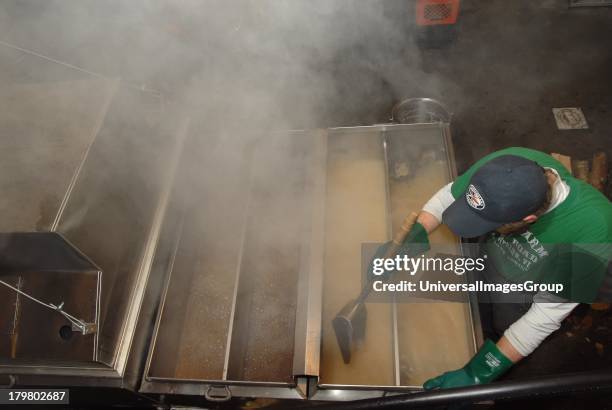 Maple Sugar Production, Roxbury, Vermont.