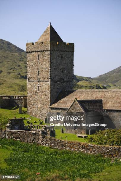 St Clements Church, Rodel, Isle of Harris, Outer Hebrides, Scotland, United Kingdom.