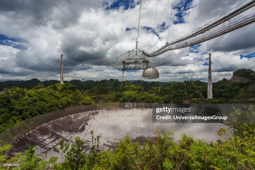 Radio Telescope, Arecibo Observatory, Puerto Rico