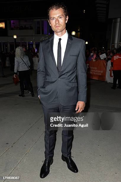James Badge Dale arrives for premiere of Parkland at Roy Thomson Hall on September 6, 2013 in Toronto, Canada.