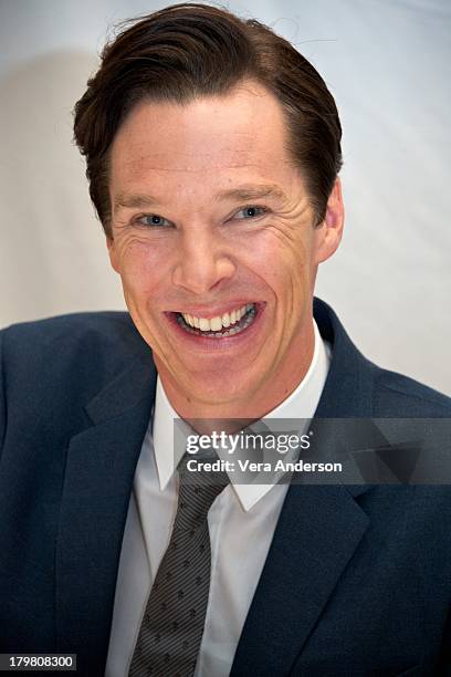 Benedict Cumberbatch at "The Fifth Estate" Press Conference at the Ritz Carlton on September 6, 2013 in Toronto, Ontario.