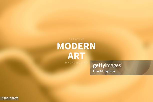 orange abstract background with blurred fluid shape - neutral background blurred stock illustrations