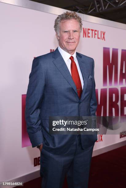 Will Ferrell attends Netflix's May December Los Angeles premiere at Academy Museum of Motion Pictures on November 16, 2023 in Los Angeles, California.