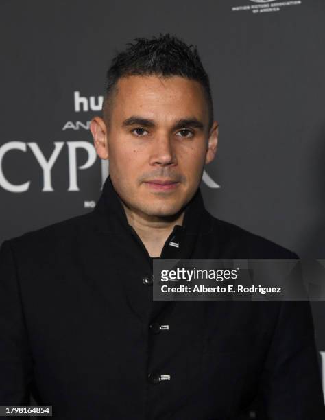 Rostam Batmanglij attends the Los Angeles Premiere Of Hulu's "Cypher" at The Theatre at Ace Hotel on November 16, 2023 in Los Angeles, California.