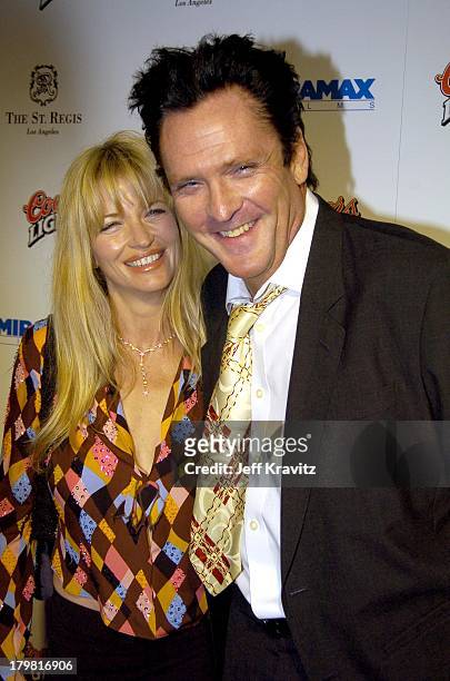 De Anna Morgan and Michael Madsen during 2004 Miramax Awards - Pre-Oscar Party at St. Regis Hotel in Century City, California, United States.