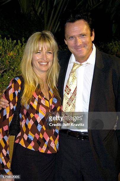 De Anna Morgan and Michael Madsen during 2004 Miramax Awards - Pre-Oscar Party at St. Regis Hotel in Century City, California, United States.