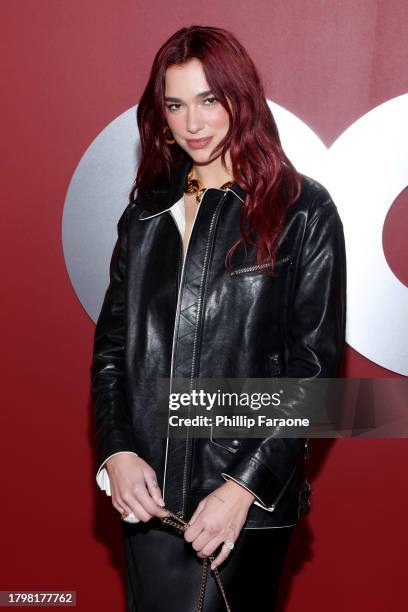 Dua Lipa arrives at the GQ Men of the Year Party 2023 at Bar Marmont on November 16, 2023 in Los Angeles, California.