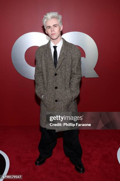 The Kid LAROI arrives at the GQ Men of the Year Party 2023 at Bar Marmont on November 16, 2023 in Los Angeles, California.
