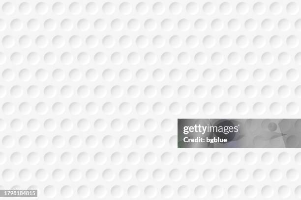 abstract white background - geometric texture - golf ball stock illustrations