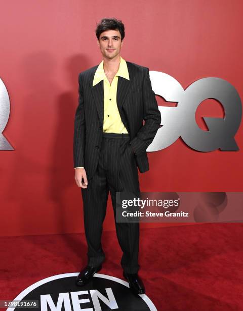 Jacob Elordi arrives at the 2023 GQ Men Of The Year at Bar Marmont on November 16, 2023 in Los Angeles, California.