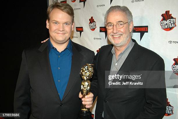 Andy Richter and Larry Divney, President and CEO of Comedy Central