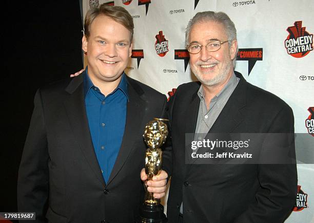 Andy Richter and Larry Divney, President and CEO of Comedy Central