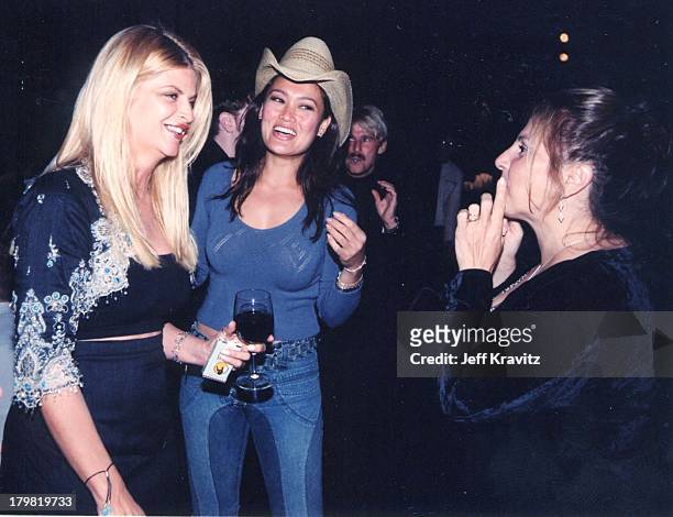 Kirstie Alley, Tia Carrere and Kathy Najimy during Battlefield Earth Premiere at Mann's Chinese Theater in Hollywood, California, United States.
