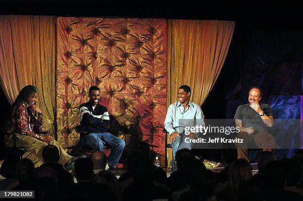 Elvis Mitchell, Chris Rock, Lance Crouther and Louis C.K. *Exclusive*