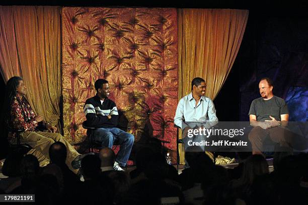 Elvis Mitchell, Chris Rock, Lance Crouther and Louis C.K. *Exclusive*