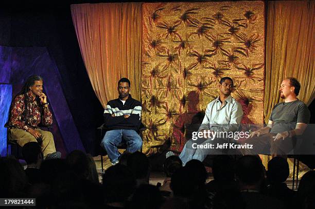 Elvis Mitchell, Chris Rock, Lance Crouther and Louis C.K. *Exclusive*