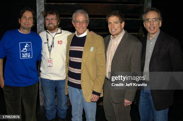 Peter Farrelly, John Moffitt, Jim Abrahams, David Zucker and Jerry Zucker