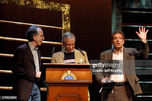 Jerry Zucker, Jim Abrahams and David Zucker during The 10th Annual U.S. Comedy Arts Festival - AFI Filmmaker Award at Wheeler Opera House in Aspen,...