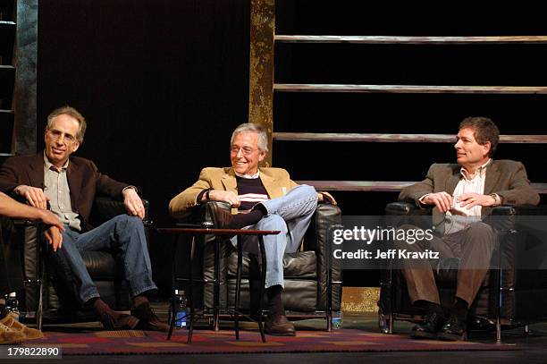 Jerry Zucker, Jim Abrahams and David Zucker during The 10th Annual U.S. Comedy Arts Festival - AFI Filmmaker Award at Wheeler Opera House in Aspen,...