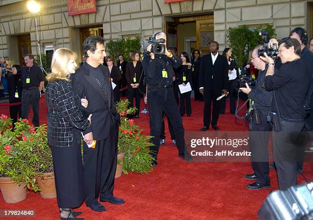 Joe Mantegna and wife Arlene Vrhel during The 30th Annual People's Choice Awards - Arrivals at Pasadena Civic Auditorium in Pasadena, California,...