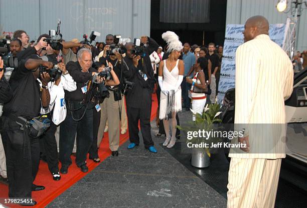 Magic Johnson during 18th Annual A Midsummer Night's Magic Weekend Wraps Up with Magic's Harlem Nights at Barker Hangar in Santa Monica, California,...