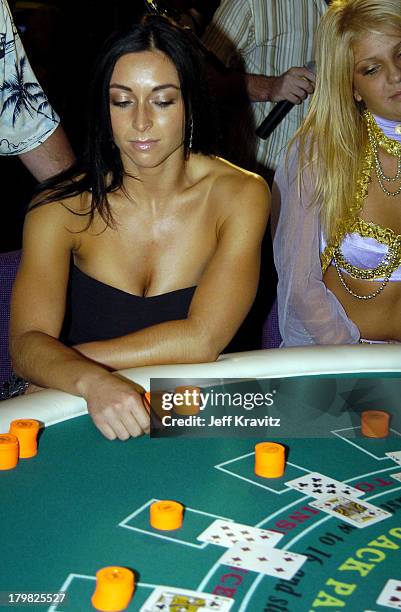 Catherine Chiarelli during Reality Revue Blackjack Tournament - August 7, 2004 at Trump Taj Majal in Atlantic City, New Jersey, United States.