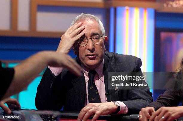 Ben Stein during GSN, the Network for Games, Presents Celebrity Blackjack - Finals at Hollywood Center Studios Stage 9 in Los Angeles, California,...