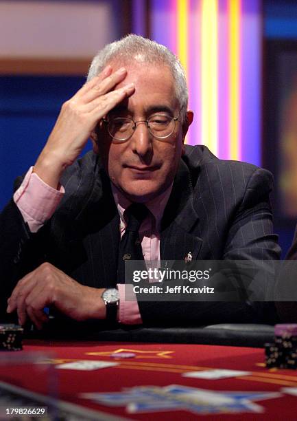 Ben Stein during GSN, the Network for Games, Presents Celebrity Blackjack - Finals at Hollywood Center Studios Stage 9 in Los Angeles, California,...