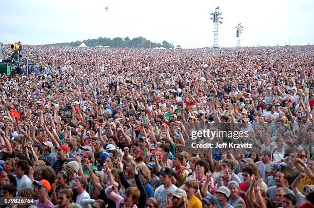 Atmosphere during Phish Coventry Festival 2004 - Day 1 at Coventry in Newport, Vermont, United States.