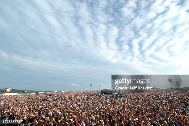 Atmosphere during Phish Coventry Festival 2004 - Day 1 at Coventry in Newport, Vermont, United States.