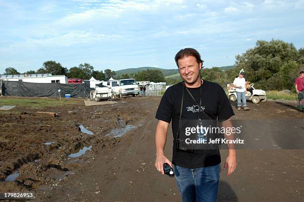 Danny Clinch during Phish Coventry Festival 2004 - Day 1 at Coventry in Newport, Vermont, United States.