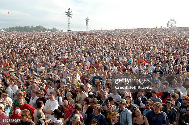 Atmosphere during Phish Coventry Festival 2004 - Day 1 at Coventry in Newport, Vermont, United States.