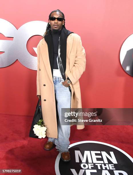 Offset arrives at the 2023 GQ Men Of The Year at Bar Marmont on November 16, 2023 in Los Angeles, California.