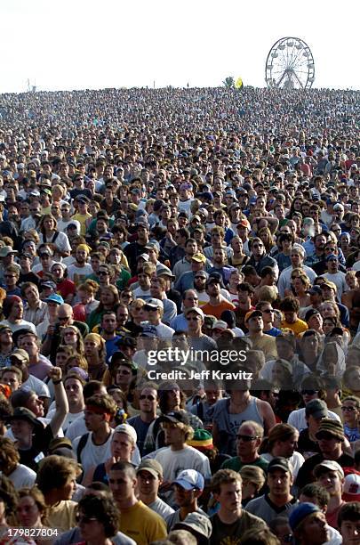 Atmosphere during Phish Coventry Festival 2004 - Day 1 at Coventry in Newport, Vermont, United States.