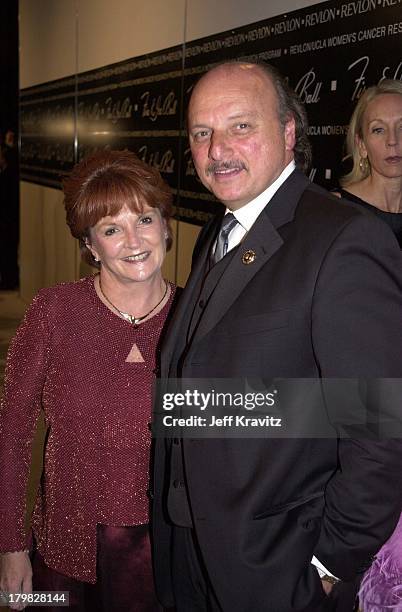 Dennis Franz and wife Joanie Zeck during Fire & Ice Ball in Beverly Hills, California, United States.