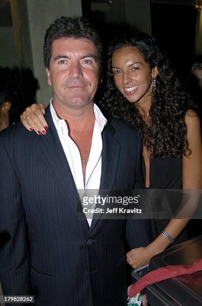 Simon Cowell and Terri Seymour during Fox TCA All Star Party at Dolce-Inside Coverage at Dolce in Los Angeles, California, United States.