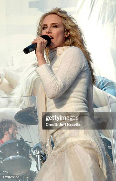 Chynna Phillips of Wilson Phillips during Wilson Phillips Performs First Concert in 12 Years - May 25, 2004 at Santa Monica Pier in Santa Monica,...