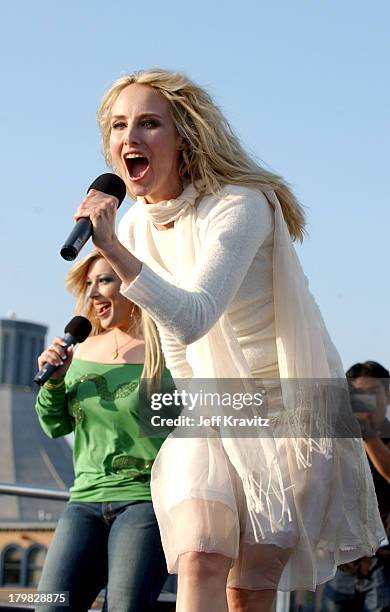 Chynna Phillips of Wilson Phillips during Wilson Phillips Performs First Concert in 12 Years - May 25, 2004 at Santa Monica Pier in Santa Monica,...