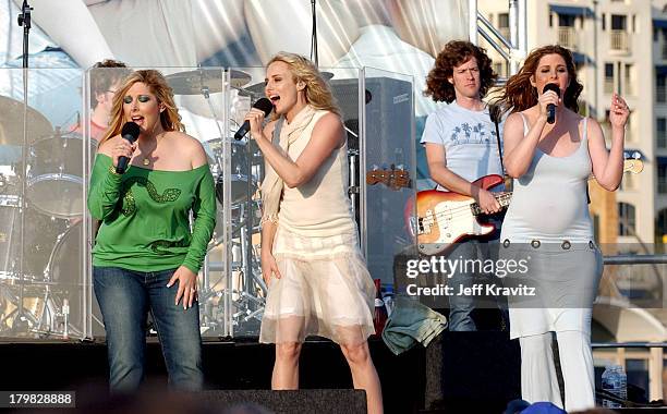 Carnie Wilson, Chynna Phillips and Wendy Wilson of Wilson Phillips