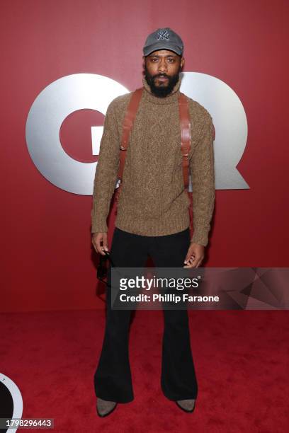 LaKeith Stanfield arrives at the GQ Men of the Year Party 2023 at Bar Marmont on November 16, 2023 in Los Angeles, California.