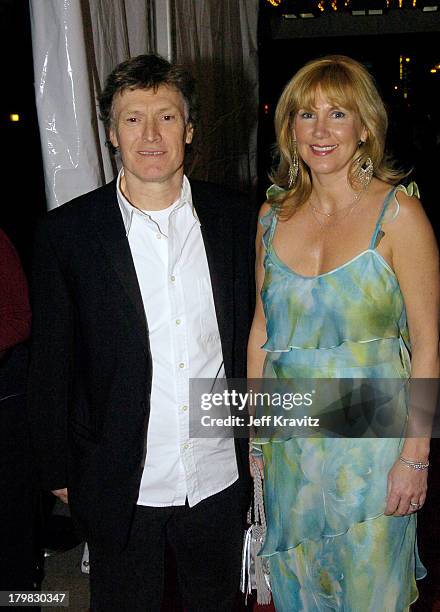Steve Winwood of Traffic and wife Eugenia during The 19th Annual Rock and Roll Hall of Fame Induction Ceremony - Red Carpet at Waldorf Astoria in New...